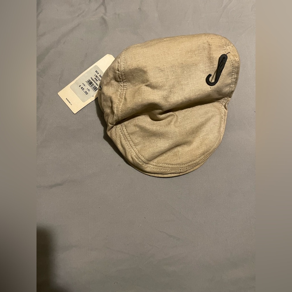 Ben Sherman Tan Cap with Checkered Lining